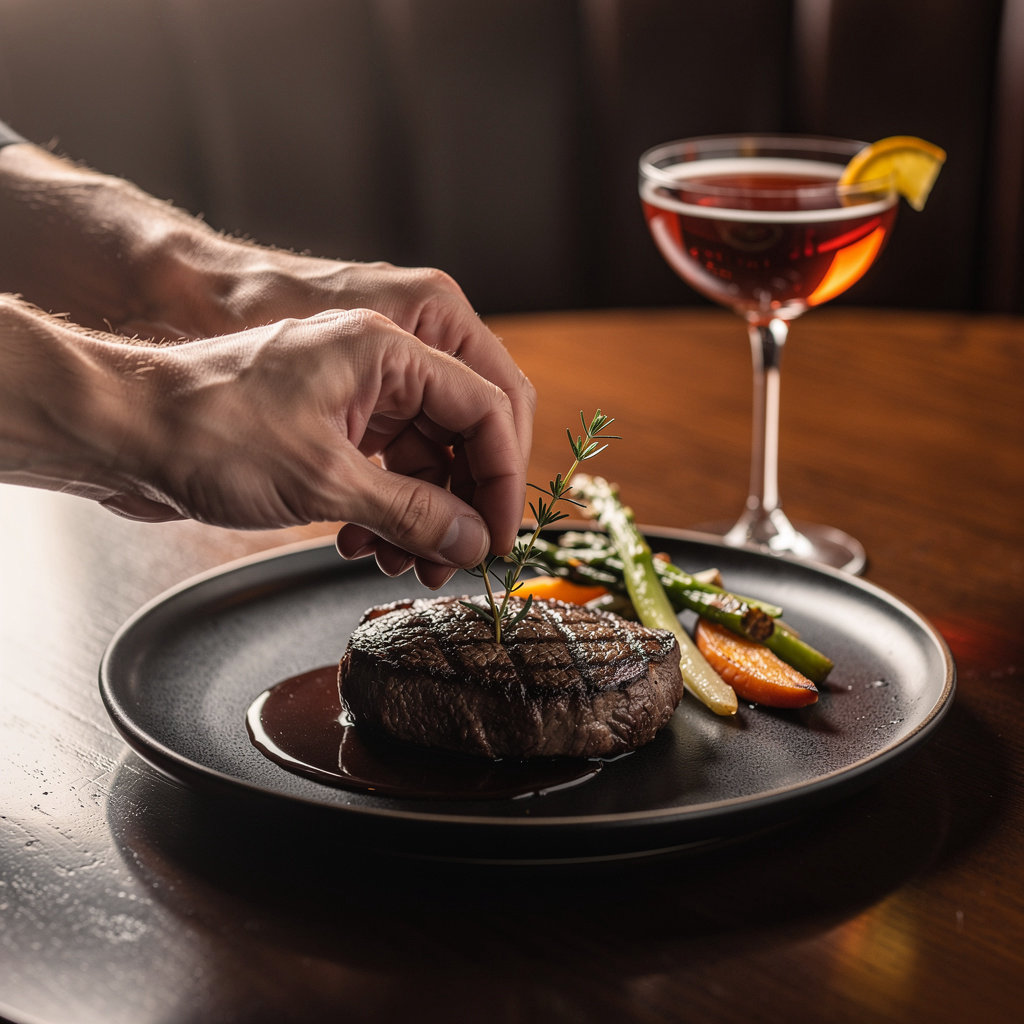 Featured culinary creations at The Riviera Supper Club & Turquoise Room in La Mesa, showcasing our new menu offerings